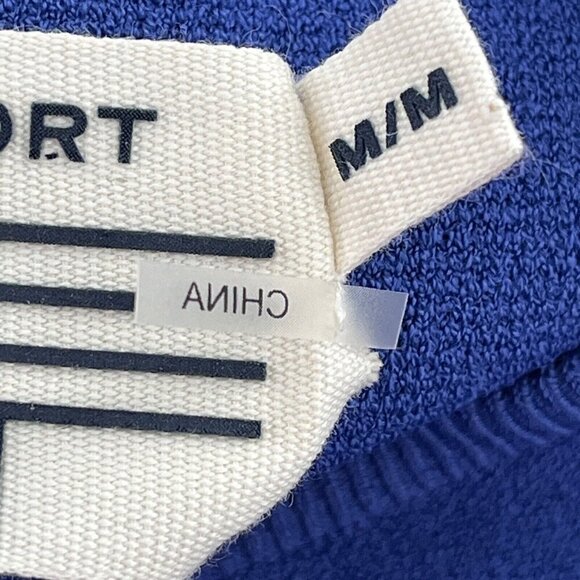 Tory Sport Women's Medium Tunic Blue and White FABRIC FLAW READ - Picture 6 of 10